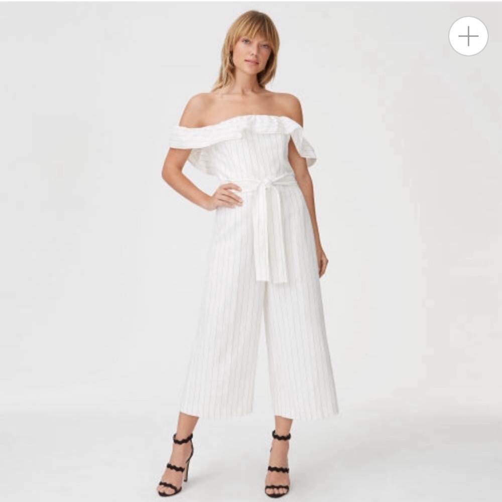 Club Monaco Pin Stripe Jumpsuit